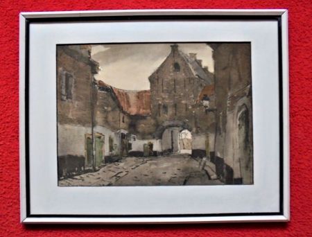 Verkocht.Schulman.David Schulman.1881-1966.Noordhavenpoort te Zierikzee.